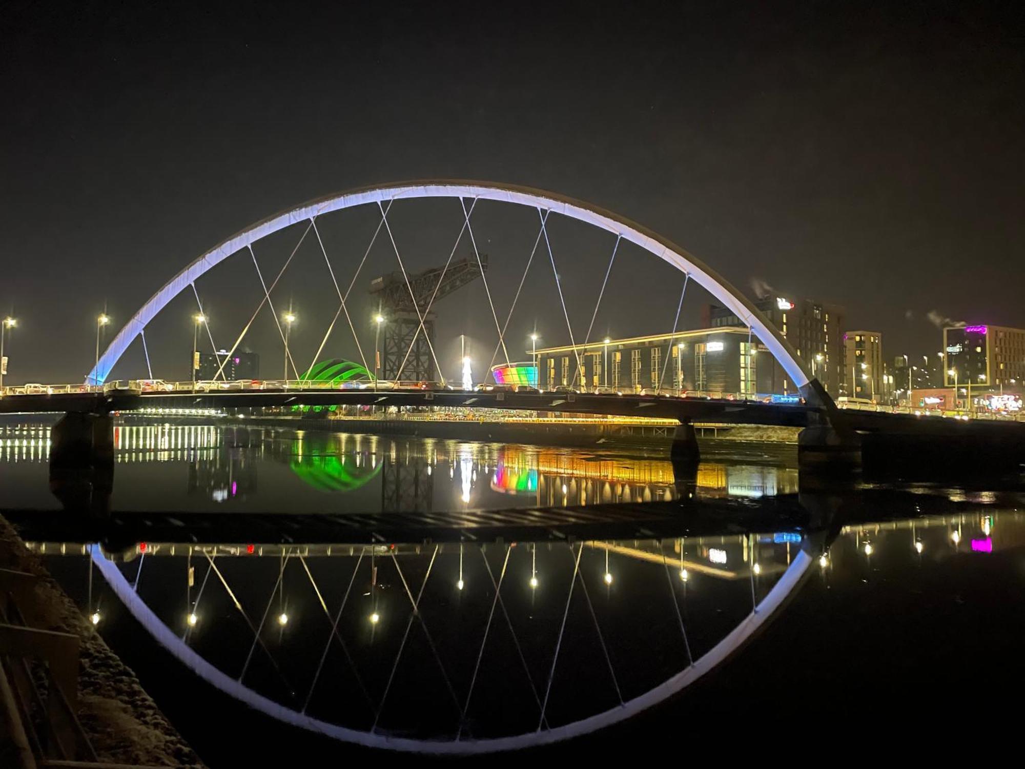 Glasgow Secc Hydro River View Exterior foto